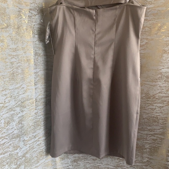 Kensie Pleated two Pockets Spaghetti Strap Cocktail Part Dress Women Size 10 - Picture 5 of 11